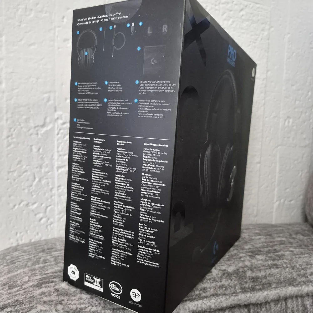 Logitech PRO X Wireless Lightspeed Gaming Headset